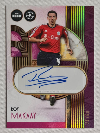 Roy Makaay - 2025/26 Topps UCC Deco Legends Auto /50 Bayern Munich
