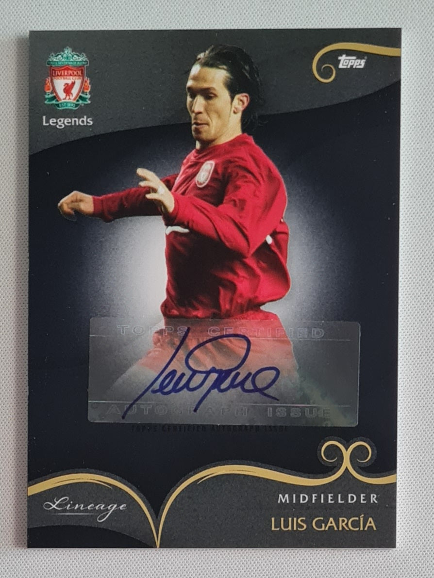Luis Garcia - 2022/23 Topps Liverpool FC Lineage Black Auto /10 #AU-LG