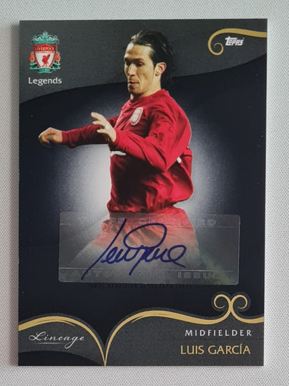 Luis Garcia - 2022/23 Topps Liverpool FC Lineage Black Auto /10 #AU-LG