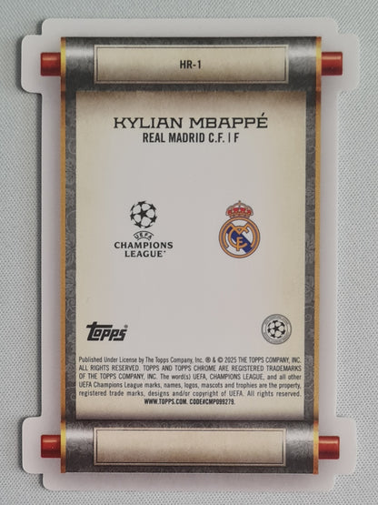 Kylian Mbappe - 2024/25 Topps Chrome UCC Japan Edition Hero #HR-1 Real Madrid CF