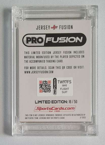 Tiger Woods - 2025 Jersey Fusion 1997 Flight Suit Material Worn / Used