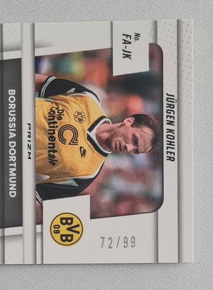 Jurgen Kohler - 2025 Panini Prizm Fifa Club World Cup 2025 Flashback Prizm Auto #FA-JK Borussia Dortmund
