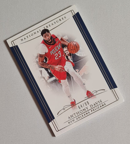 Anthony Davis - 2018/19 Panini National Treasures /99 #44 New Orleans Pelicans
