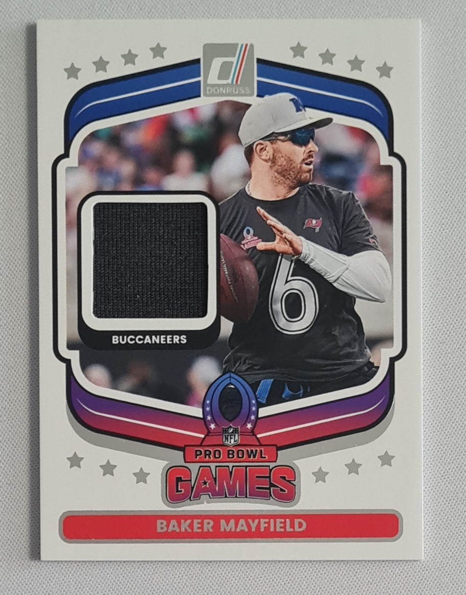 Baker Mayfield - 2025 Panini Donruss Pro Bowl Games Patch #PBM-BMD Tampa Bay Buccaneers