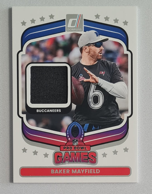 Baker Mayfield - 2025 Panini Donruss Pro Bowl Games Patch #PBM-BMD Tampa Bay Buccaneers