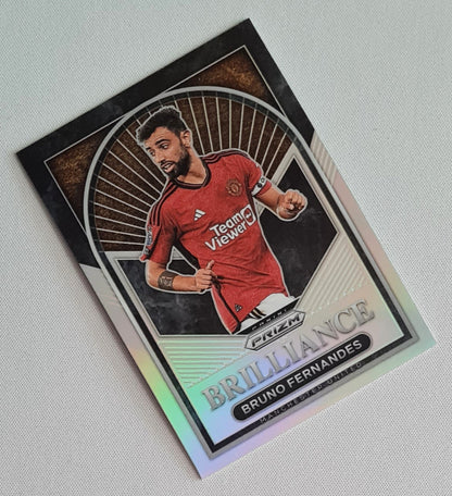 Bruno Fernandes - 2023/24 Panini Prizm Premier League Soccer Brilliance Prizm #23 Manchester United