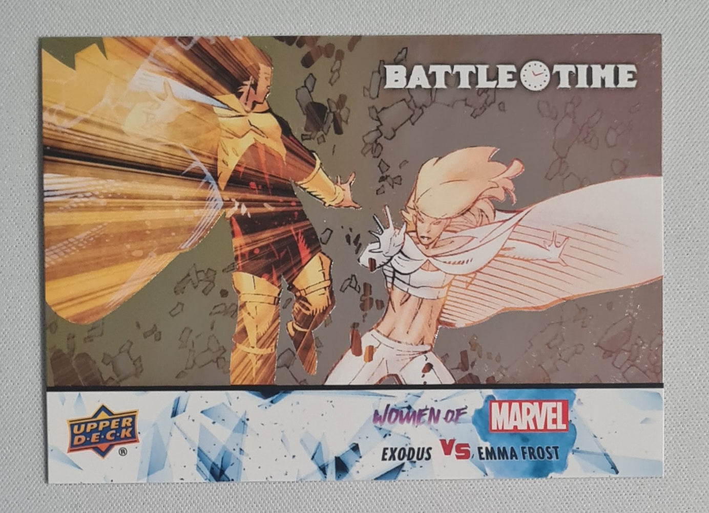 Exodus vs Emma Frost - 2022 Upper Deck Women of Marvel Battle Time #BT-11
