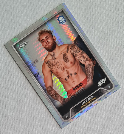 Jake Paul - 2024 Topps Chrome Boxing Hyper Refractor #1