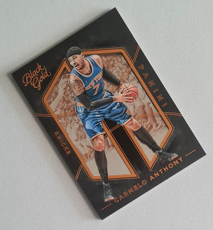Carmelo Anthony - 2015/16 Panini Black Gold #64 New York Knicks
