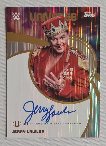 Jerry Lawler - 2025 Topps Universe WWE on-card Auto #UNA-JLA