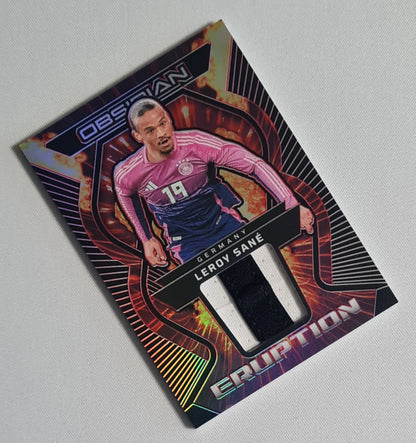 Leroy Sane - 2023/24 Panini Obsidian Eruption Patch /25 #ER-LS Germany