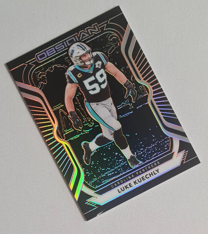 Luke Kuechly - 2020 Panini Obsidian Orange /75 #80 Carolina Panthers