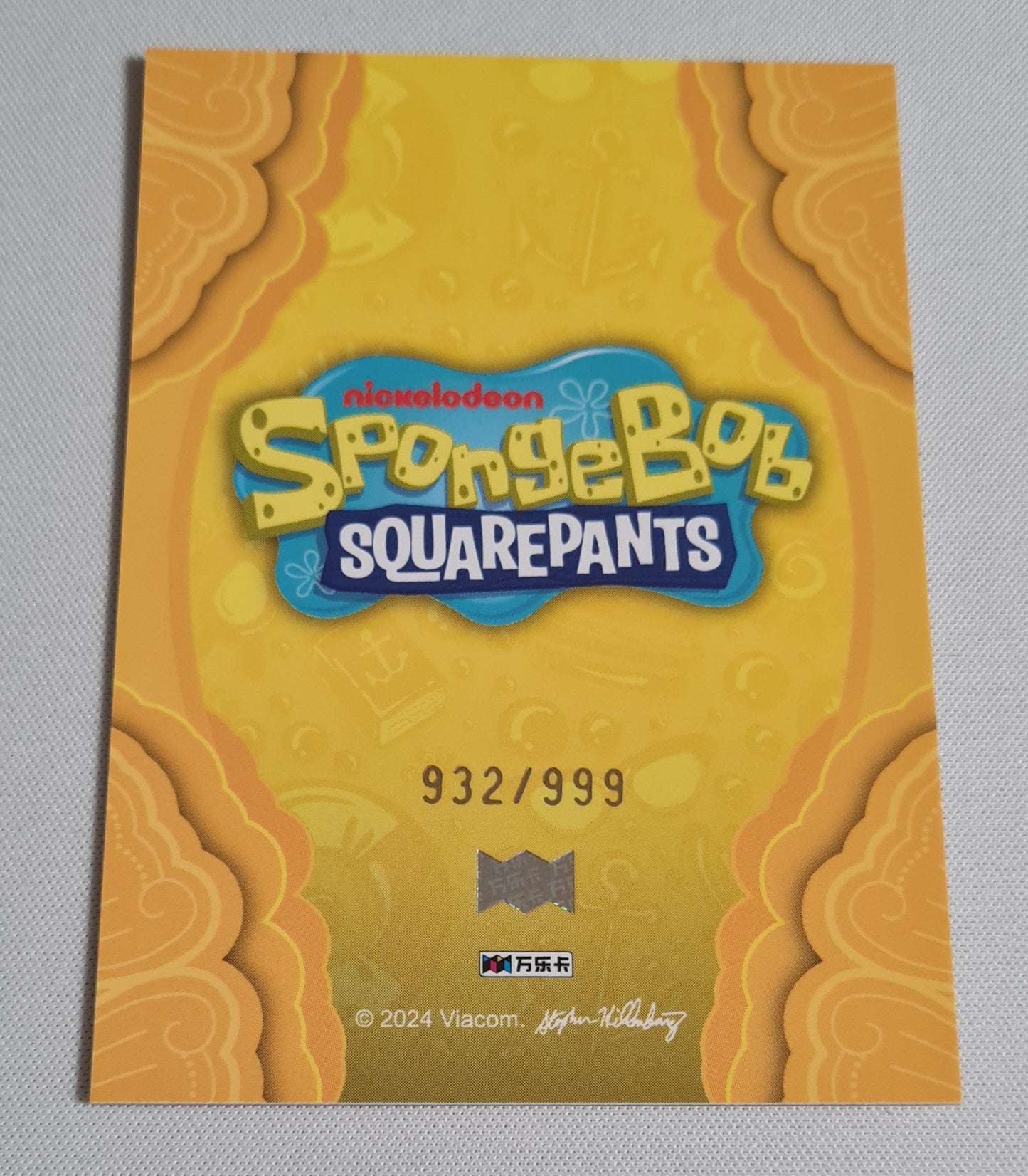 Spongebob Squarepants - 2024 Viacom Spongebob Squarepants /999 #WLSB2-SBR-15