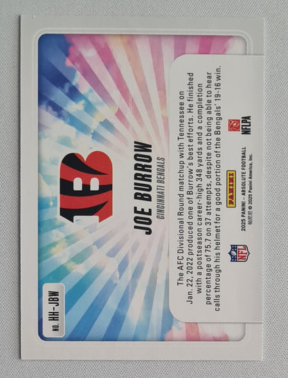 Joe Burrow - 2025 Panini Absolute Hog Heaven #HH-JBW Cincinnati Bengals
