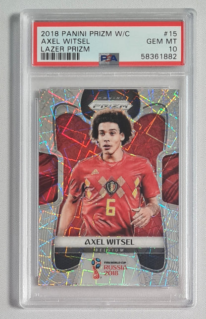 Axel Witsel - 2018 Panini Prizm World Cup Lazer Prizm PSA 10 #15 Belgium