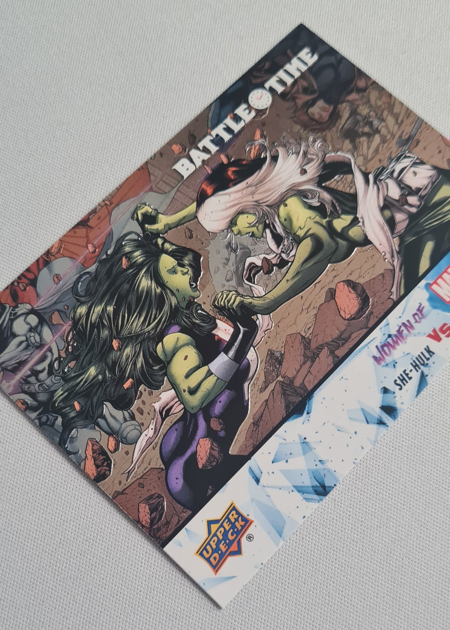 She-Hulk vs Rogue - 2022 Upper Deck Women of Marvel Battle Time #BT-12