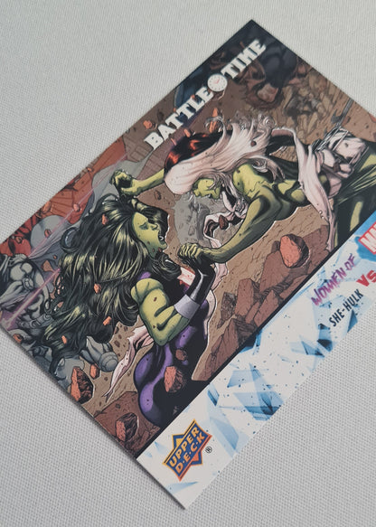 She-Hulk vs Rogue - 2022 Upper Deck Women of Marvel Battle Time #BT-12