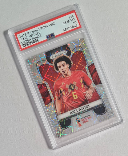 Axel Witsel - 2018 Panini Prizm World Cup Lazer Prizm PSA 10 #15 Belgium