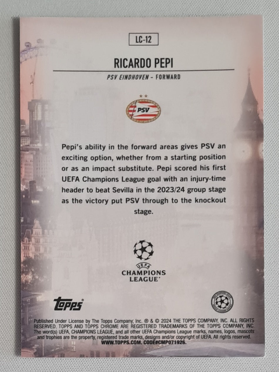 Ricardo Pepi - 2023/24 Topps Chrome London Calling #LC-12 PSV Eindhoven