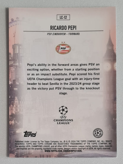 Ricardo Pepi - 2023/24 Topps Chrome London Calling #LC-12 PSV Eindhoven