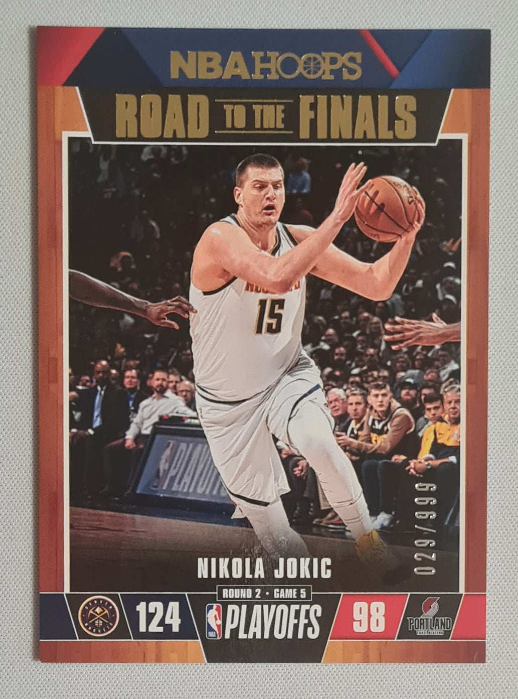 Nikola Jokic - 2019/20 Panini Hoops Road to the Finals /999 #58 Denver Nuggets