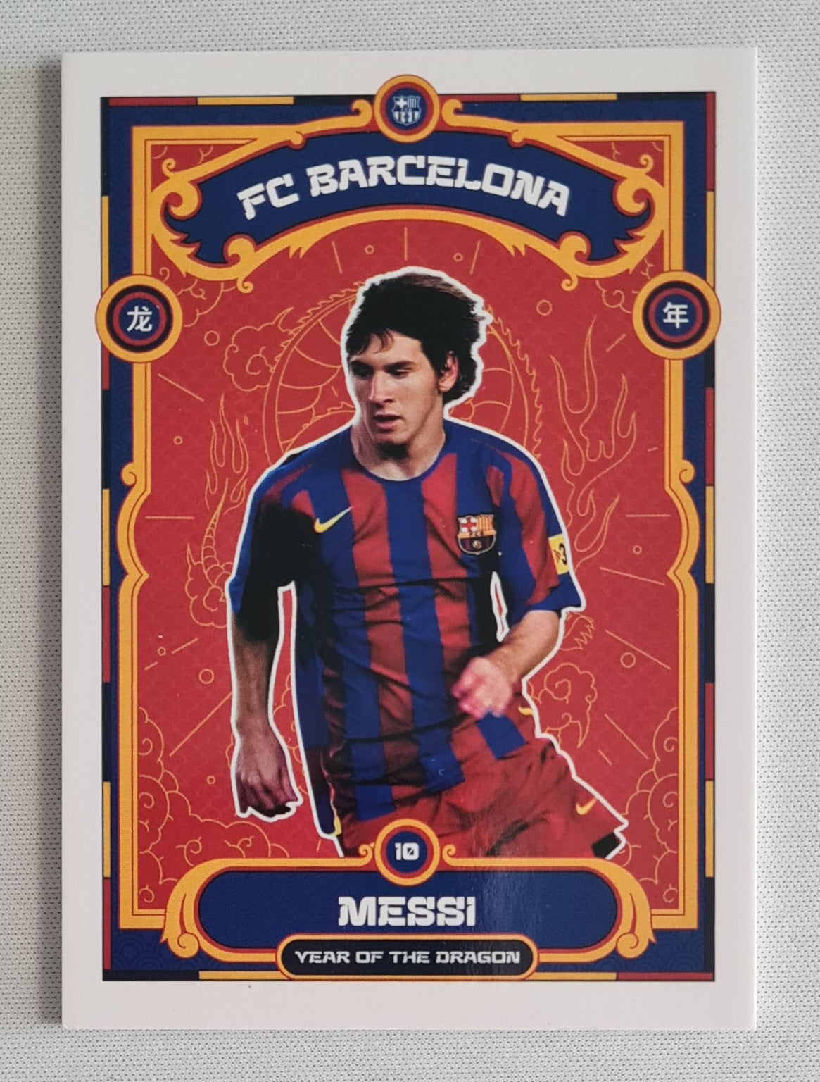 Lionel Messi - 2023/24 Topps Barcelona Year of the Dragon #45