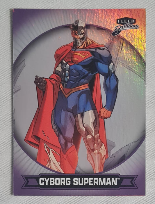 Cyborg Superman - 2025 Fleer Brilliants Superman Purple #69