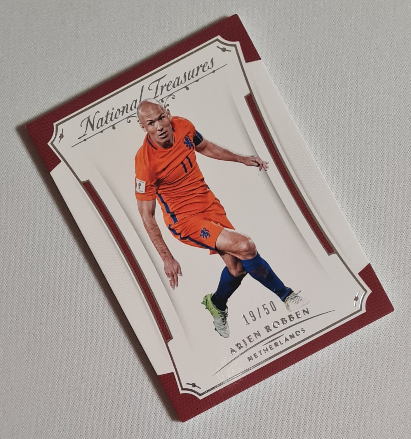 Arjen Robben - 2018 Panini National Treasures /50 #47 Netherlands