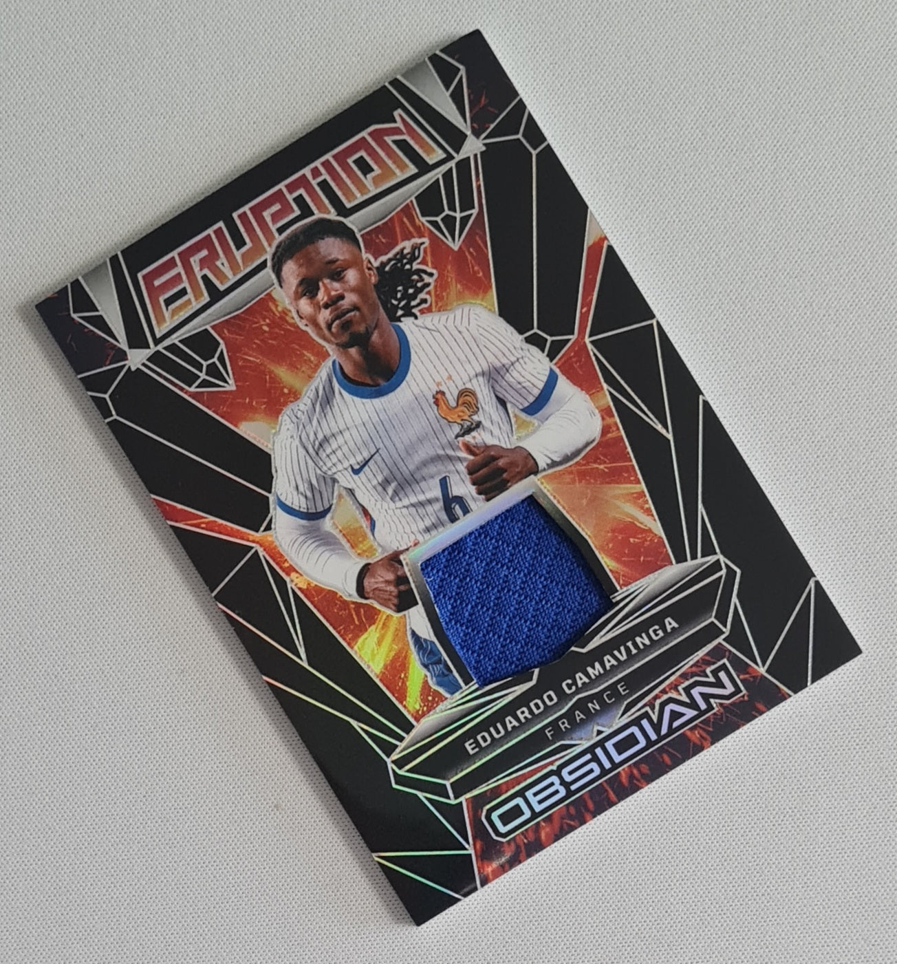 Eduardo Camavinga - 2024/25 Panini Obsidian Eruption Patch /125 #ER-EC France