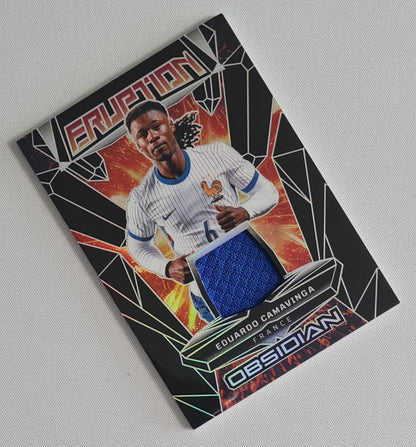 Eduardo Camavinga - 2024/25 Panini Obsidian Eruption Patch /125 #ER-EC France