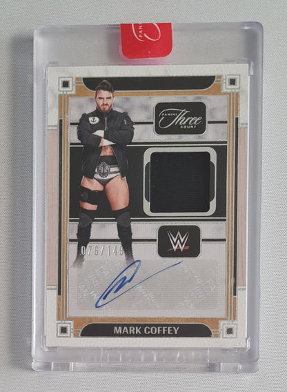 Mark Coffey - 2024 Panini Three Count WWE Auto Patch /149 #MA-MCF