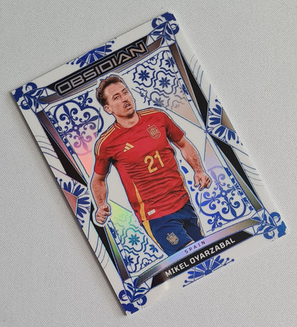 Mikel Oyarzabal - 2024/25 Panini Obsidian Electric Etch Talavera /8 #45 Spain