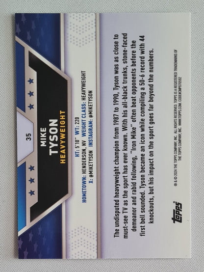 Mike Tyson - 2024 Topps Chrome Boxing #35