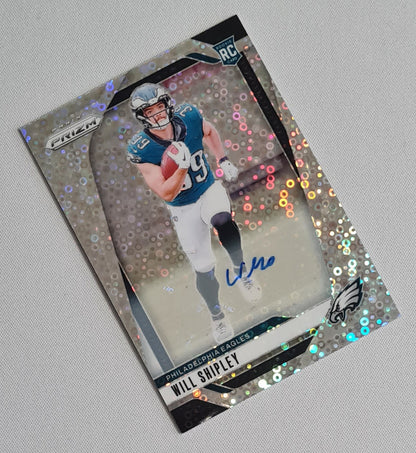 Will Shipley - 2024 Panini Prizm Football No Huddle Prizm Auto #397 Philadelphia Eagles
