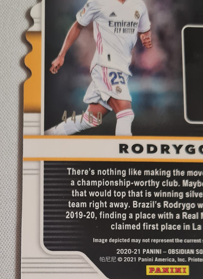 Rodrygo - 2020/21 Panini Obsidian Supernova /60 #2 Real Madrid CF