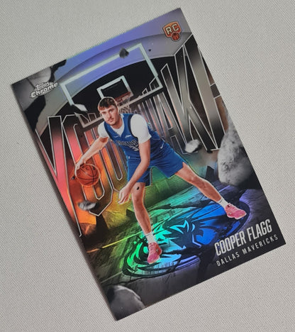 Cooper Flagg - 2025/26 Topps Chrome Youthquake Refractor #YQ-1 Dallas Mavericks