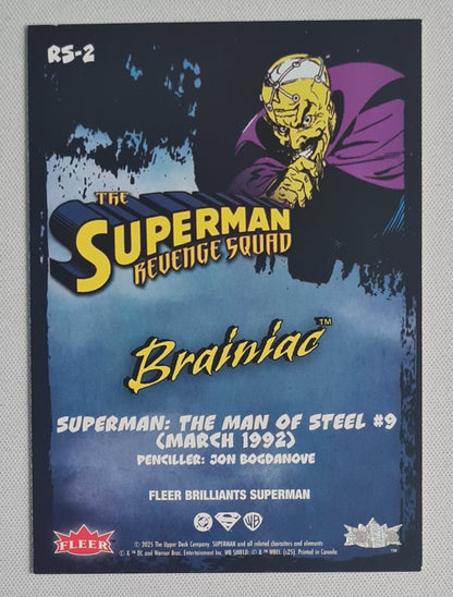 Brainiac - 2025 Fleer Brilliants Superman Revenge Squad #RS-2
