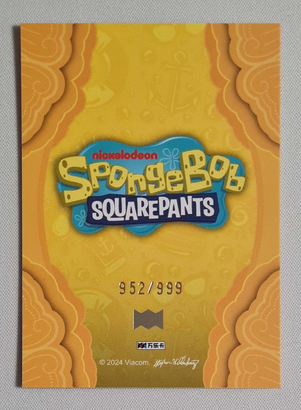 Spongebob Squarepants - 2024 Viacom Spongebob Squarepants /999 #WLSB2-SBR13