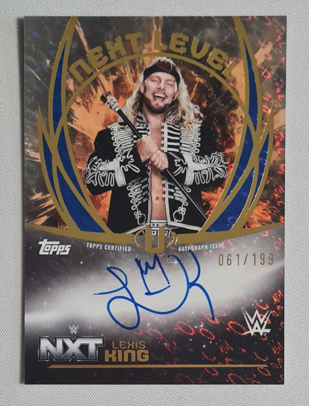 Lexis King - 2025 Topps Universe WWE Next Level Auto /199 #NLA-LKI
