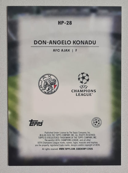 Don Angelo Konadu - 2025/26 Topps UCC Home Advantage #HP-28 AFC Ajax