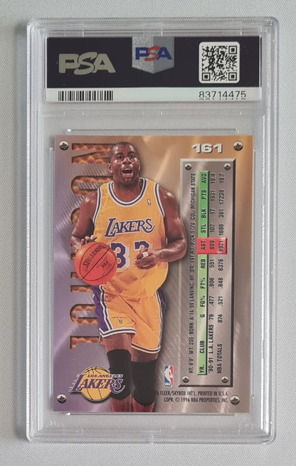 Magic Johnson - 1995 Metal PSA 9 #161 Los Angeles Lakers