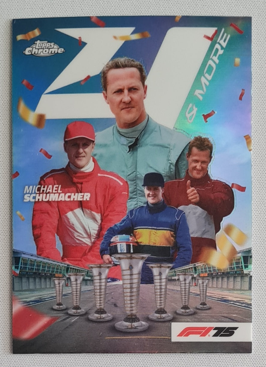 Michael Schumacher - 2025 Topps Chrome F1 4 and More #4N-4