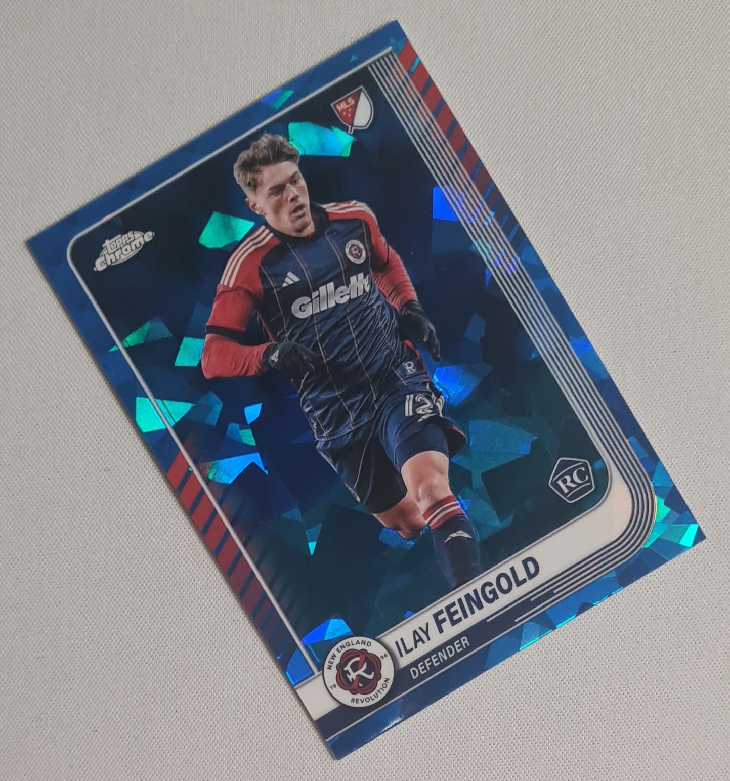 Ilay Feingold - 2025 Topps Chrome Sapphire MLS #96 New England Revolution