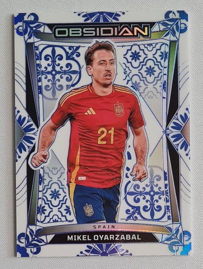 Mikel Oyarzabal - 2024/25 Panini Obsidian Electric Etch Talavera /8 #45 Spain