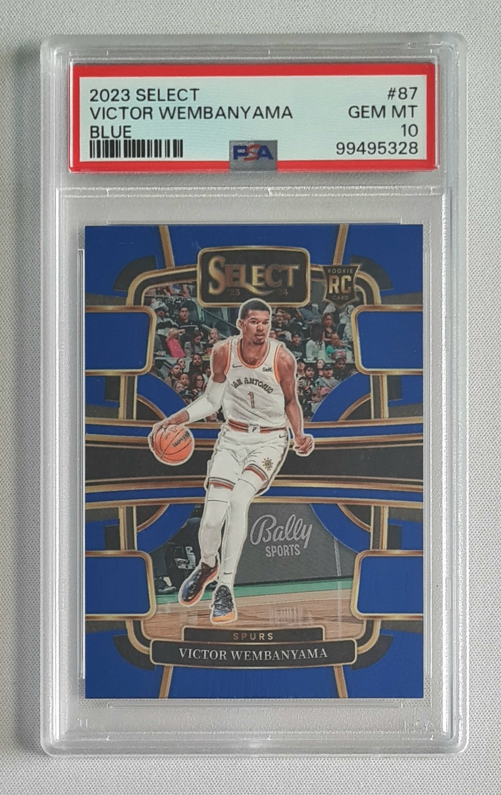 Victor Wembanyama - 2023 Panini Select Blue Concourse PSA 10 Rookie Card #87 San Antonio Spurs