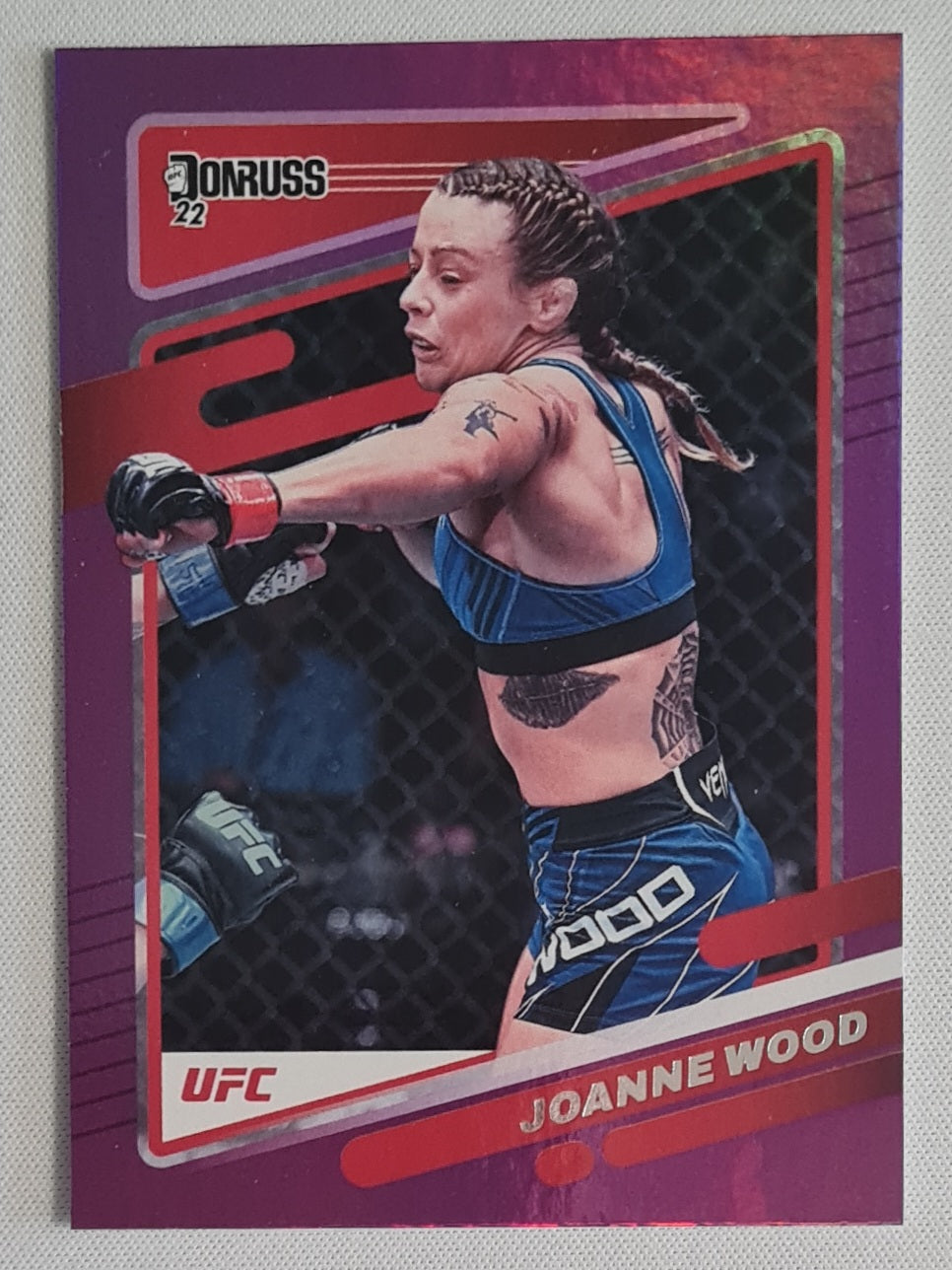 Joanne Wood - 2022 Panini Donruss UFC Purple #2