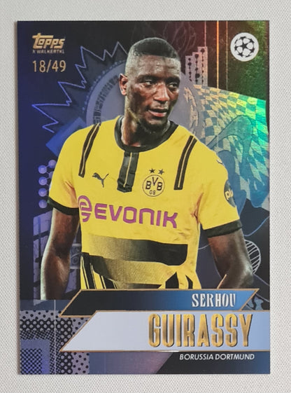 Serhou Guirassy - 2024/25 Topps WalkerTKL /49 Borussia Dortmund