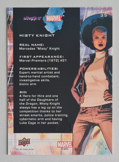 Misty Knight - 2022 Upper Deck Women of Marvel #35