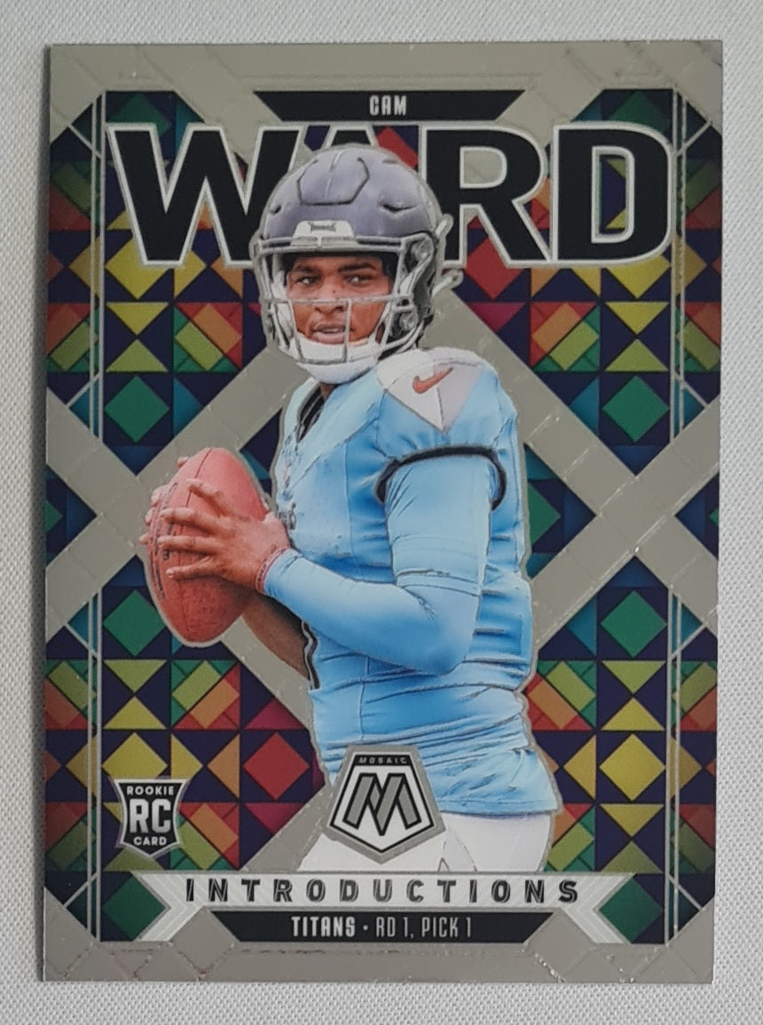 Cam Ward - 2025 Panini Mosaic Football Introductions #6 Tennessee Titans