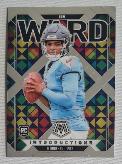 Cam Ward - 2025 Panini Mosaic Football Introductions #6 Tennessee Titans